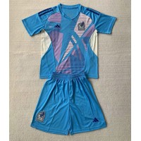 Maglia Calcio Messico Portiere Seconda Divisa Bambino Copa America 2024 Manica Corta (+ pantaloncini)